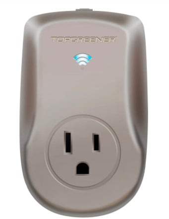 Topgreener TGWF115APM, Heavy-Duty Smart Wi-Fi Plug-in (15A) with Energy  Monitoring